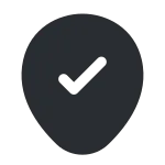 Location Tick SVG Icon